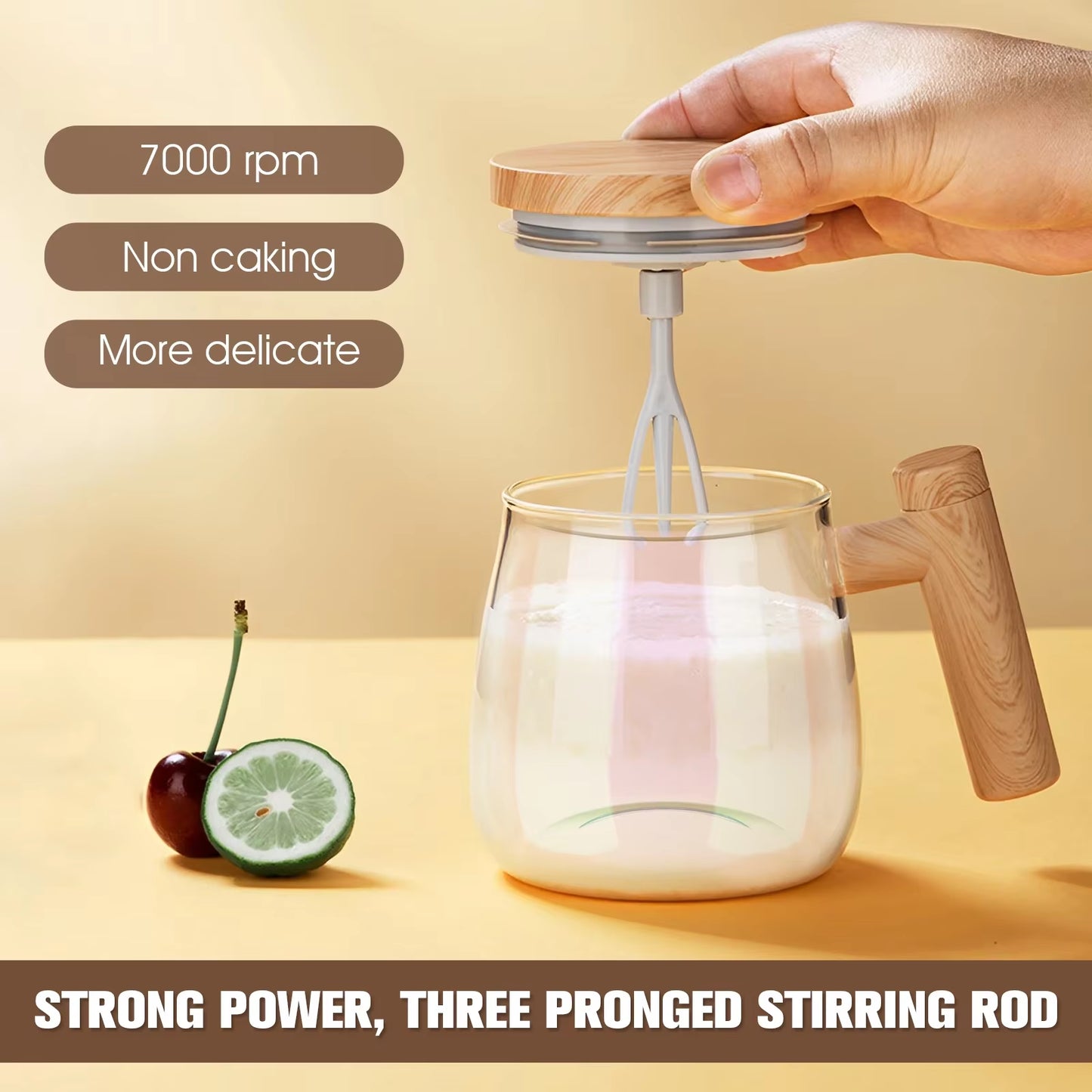 Revolutionize Your Morning Routine with the 400ML Self-Stirring Mug – Perfect for Coffee, Milk, and Protein Shakes! 🚀☕️ #SelfStirringMug #CoffeeLovers #MorningEssentials