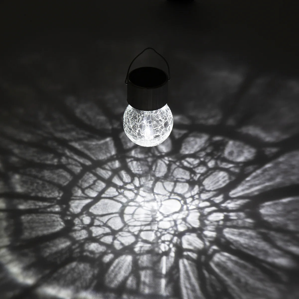 Gigalumi Solar Crackle Glass Hanging Ball Lights Set (8&12 Pack)