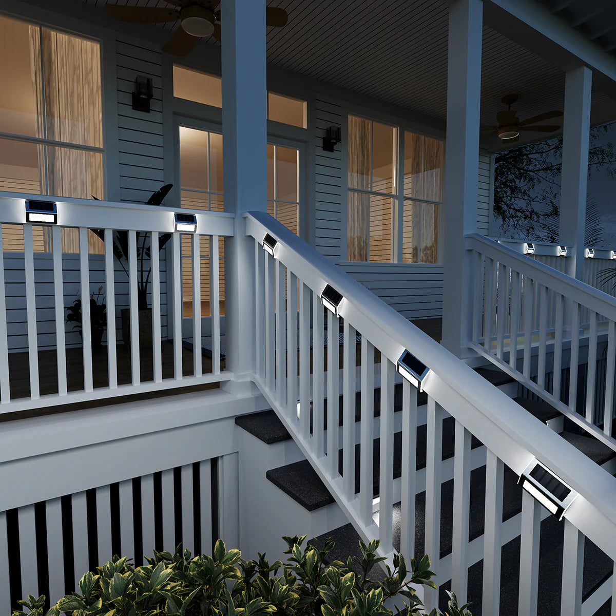 Gigalumi Stainless Steel Solar Deck Lights Set (6&12 Pack)