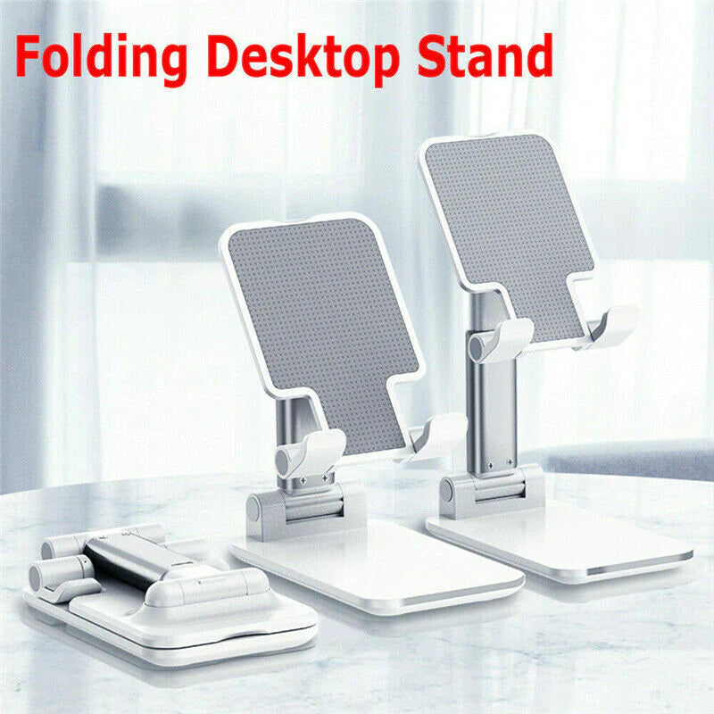 Adjustable Desktop Stand for Cell Phones and Tablets, Compatible with iPad and iPhone