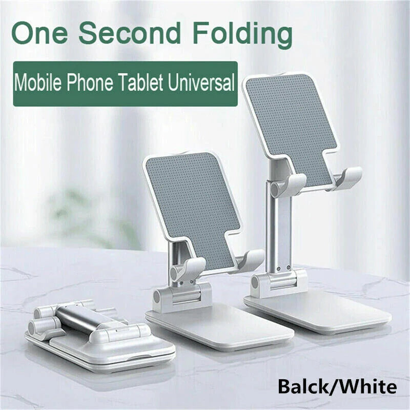 Adjustable Desktop Stand for Cell Phones and Tablets, Compatible with iPad and iPhone