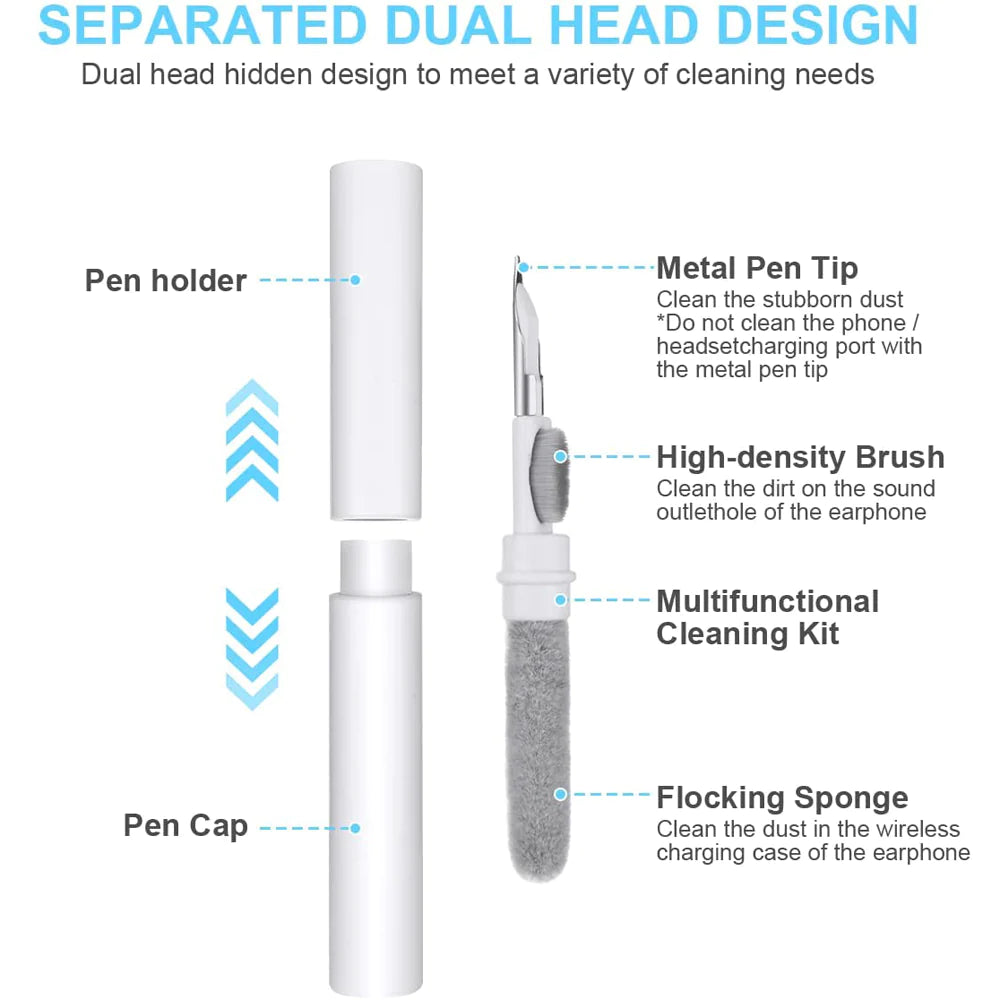 AirPods Pro Cleaning Pen and Earphones Care Kit with Soft Brush and Case