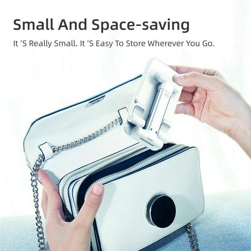 Adjustable Desktop Stand for Cell Phones and Tablets, Compatible with iPad and iPhone